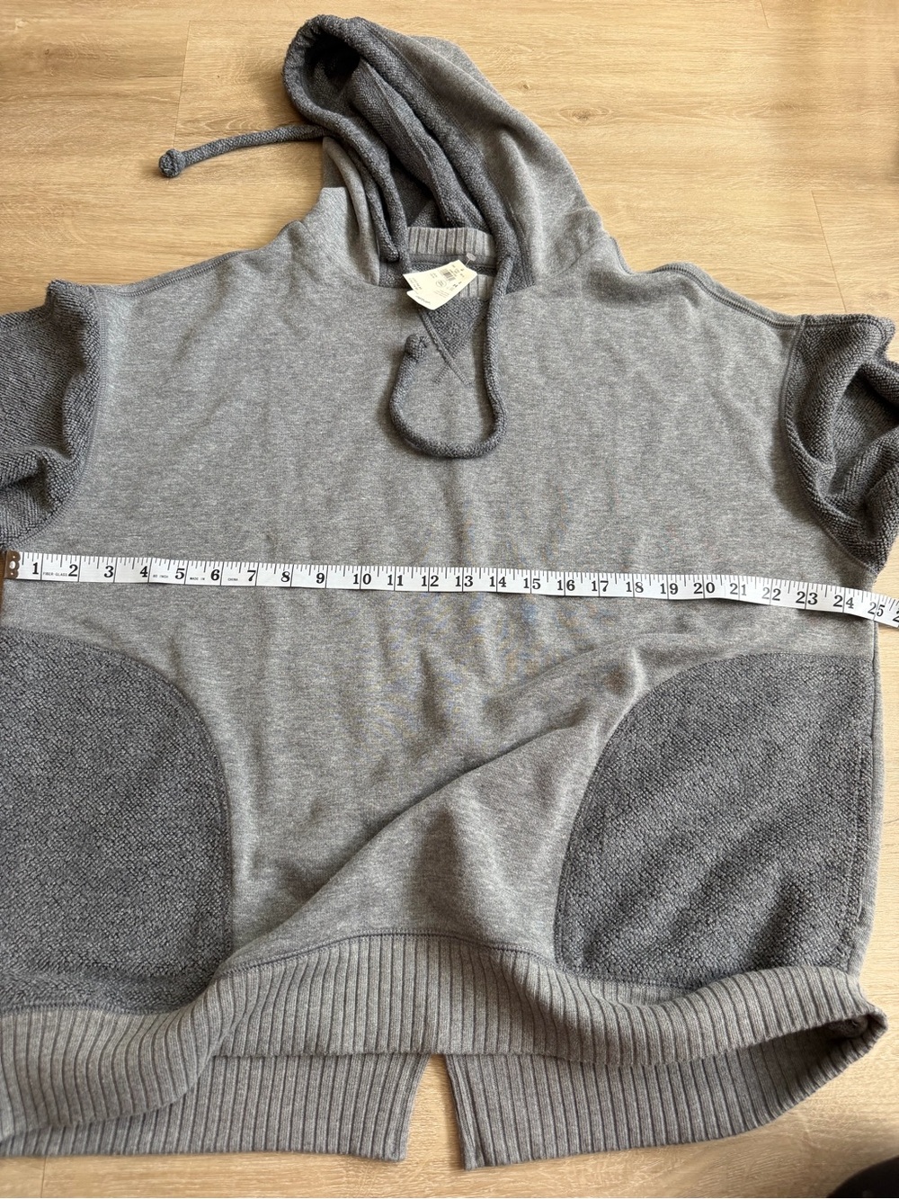 Aerie Tres Chic Chenille Hoodie Soft Comfy Gray Oversized SZ M NWT - Picture 6 of 9